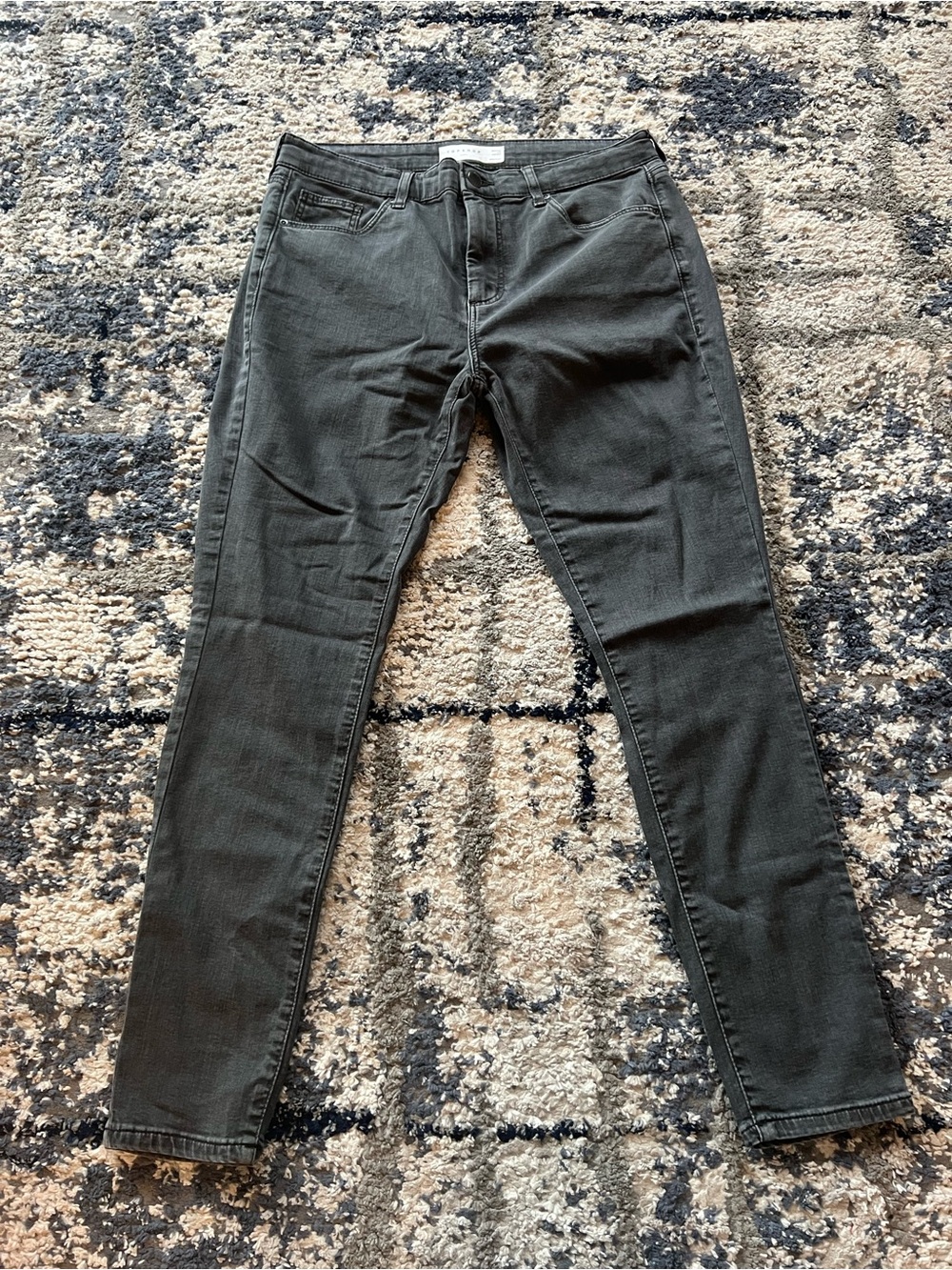 Topshop Leigh Black Jeans